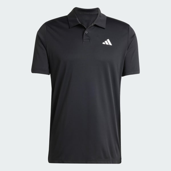 Schwarz Club Tennis Poloshirt