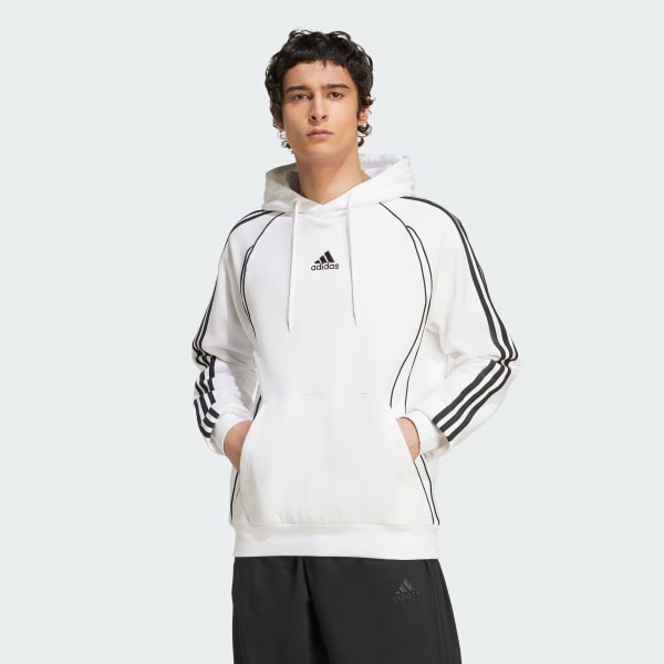 Wit Adicolor Teamgeist Cut Line Hoodie