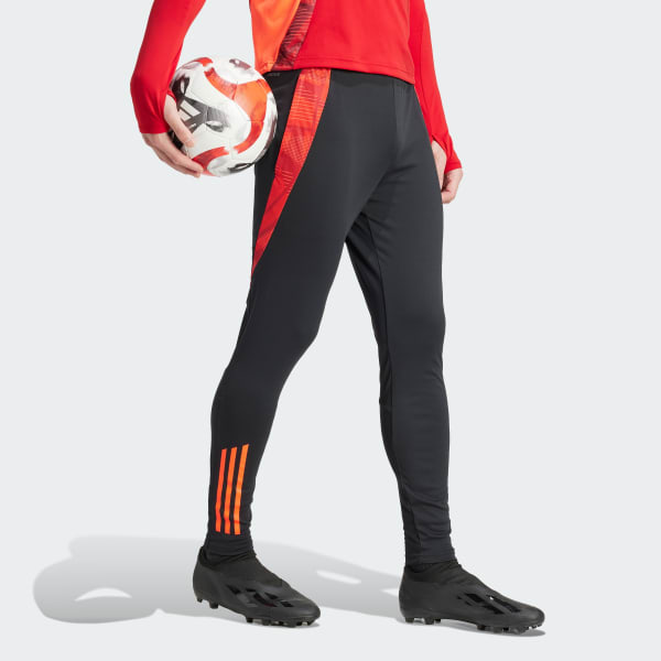 Black and red adidas soccer pants 2025
