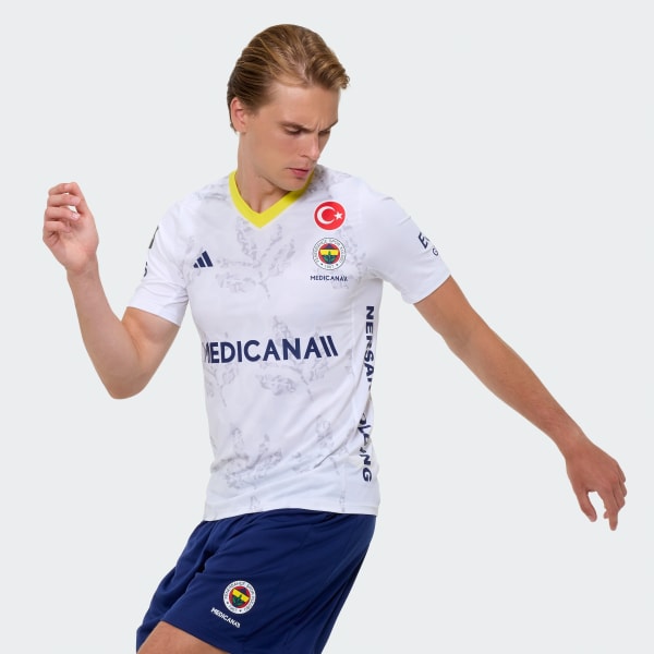 Grey Fenerbahçe Men Volleyball Jersey