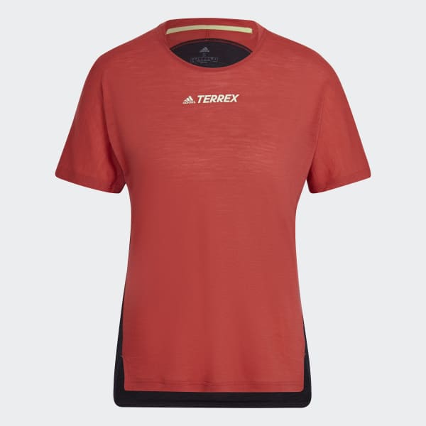 oranzová Terrex Agravic Pro Wool T-Shirt JMM17