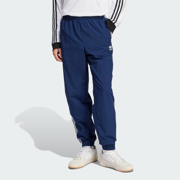 Buy Men's Super Combed Cotton Rich Slim Fit Trackpants with Side and Back  Pockets - Navy & Neon Blue 9501 | Jockey India