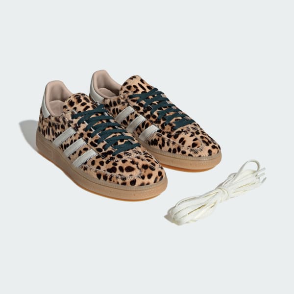 Beige Scarpe da pallamano Spezial con stampa leopardata