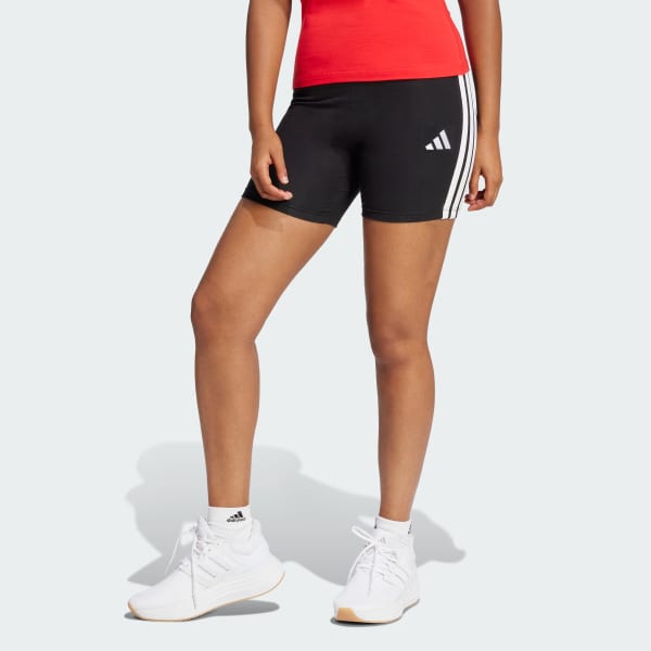 Nero Short Essentials 3-Stripes High Waisted Biker