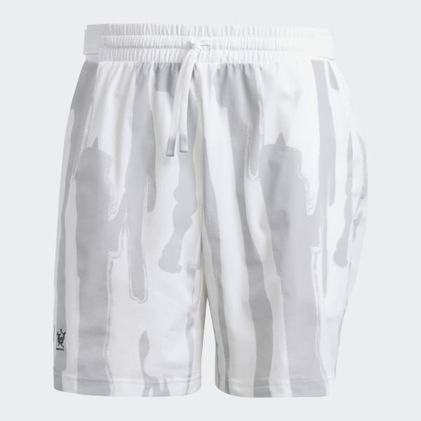 Blanc Short de tennis graphique New York MKO98