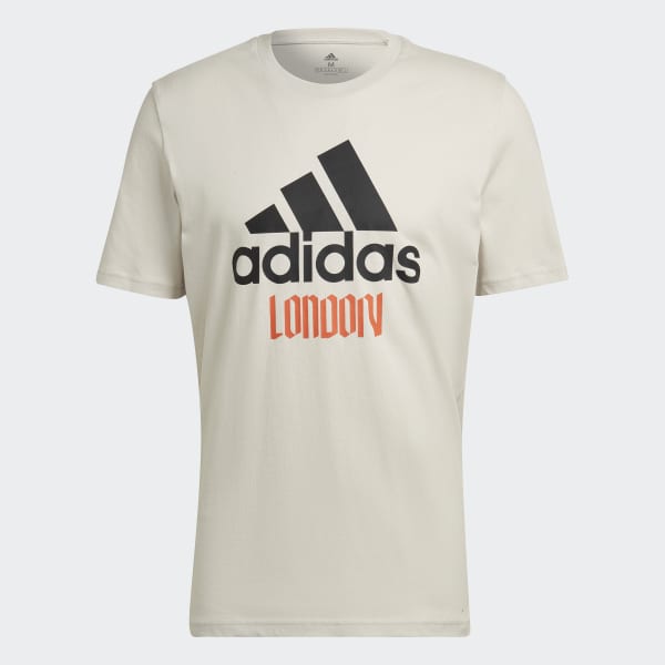 Beige London Graphic T-Shirt L6787