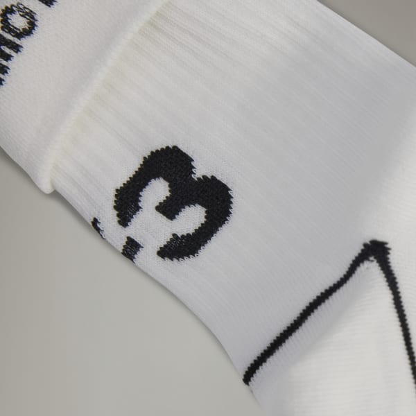 White Y-3 High Tennis Socks UP134