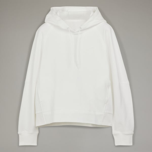 Blanc Sweat-shirt à capuche Y-3 Classic Chest Logo EKD64