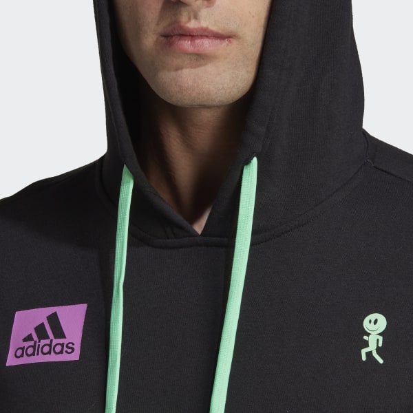 Szary Berlin Graphic Hoodie RM202