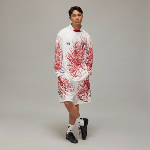 Y-3カットソー正規品JFA長袖Sサイズ 日本サッカー 　紙袋タグ付き　偽物注意 アディダス Y-3 JFA 長袖Tシャツ - ホワイト | アディダス ジャパン