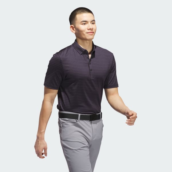 Đen Áo Polo Kẻ Sọc Ultimate365 Dash