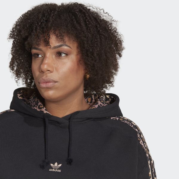 Svart Hoodie Logo (Plus Size) WU176