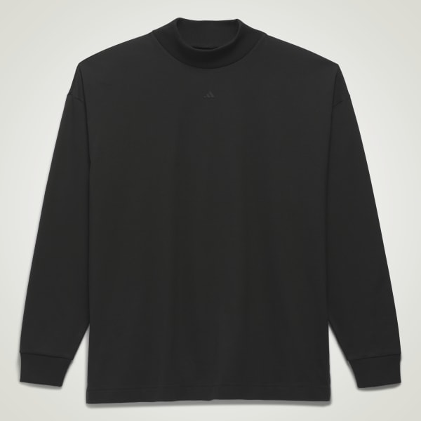 Negro Camiseta manga larga Basketball (Género neutro)