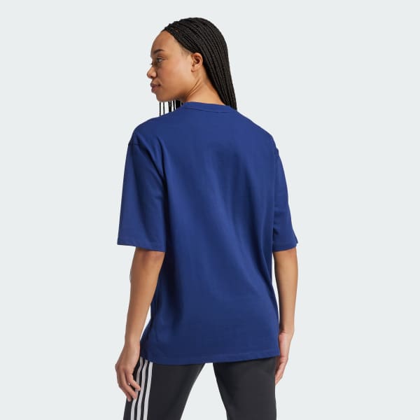 adidas Essentials Boyfriend Tee Blue Free Shipping with adiClub adidas US