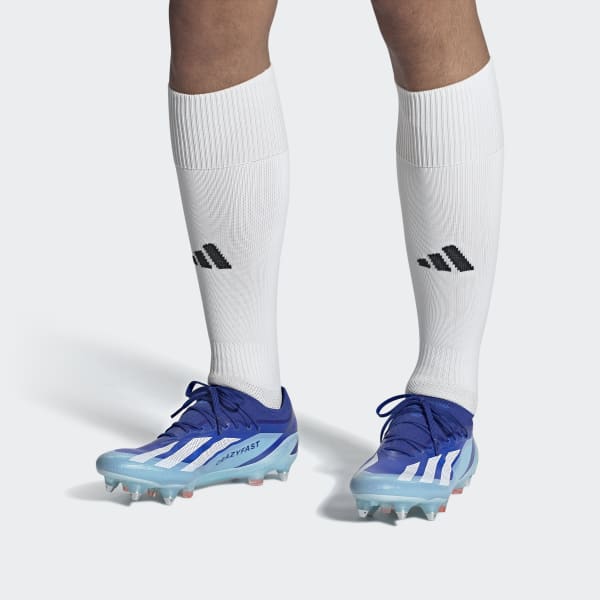 adidas X Crazyfast.1 Soft Ground Boots - Blue | adidas Singapore