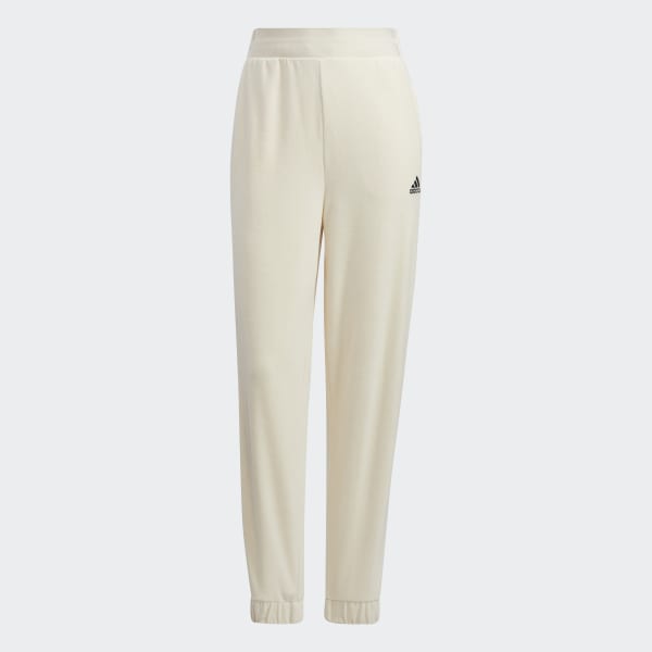 Womens white adidas joggers online