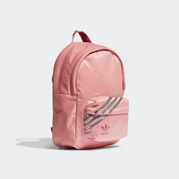 Adidas originals big hotsell logo dark pink backpack