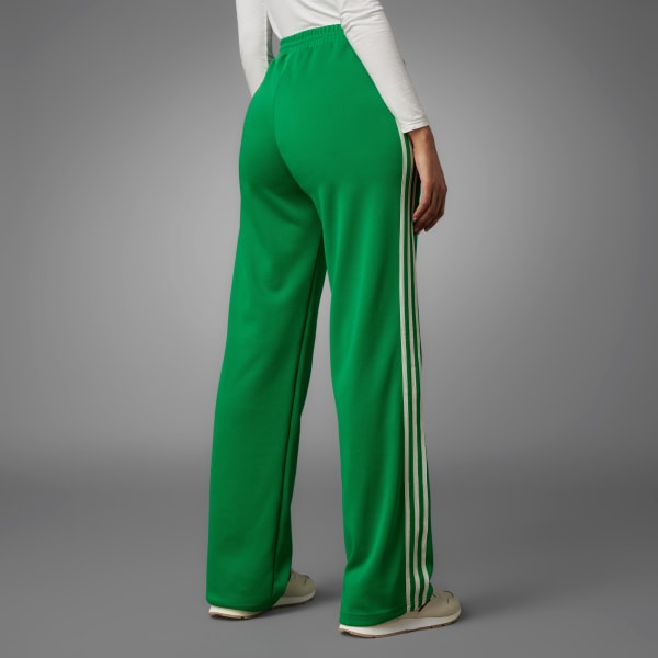 adidas Originals 'adicolor 70s' velour track pant in green, ASOS