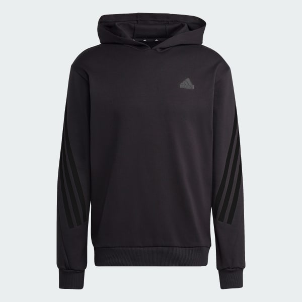 Black Future Icons 3-Stripes Hoodie