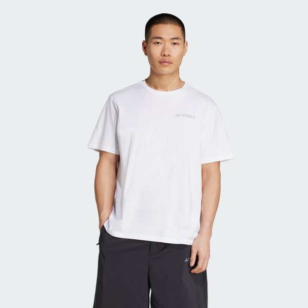 Blanc T-shirt graphique Polygiene