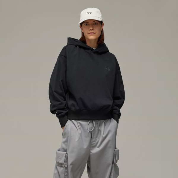 zwart Y-3 French Terry Boxy Hoodie