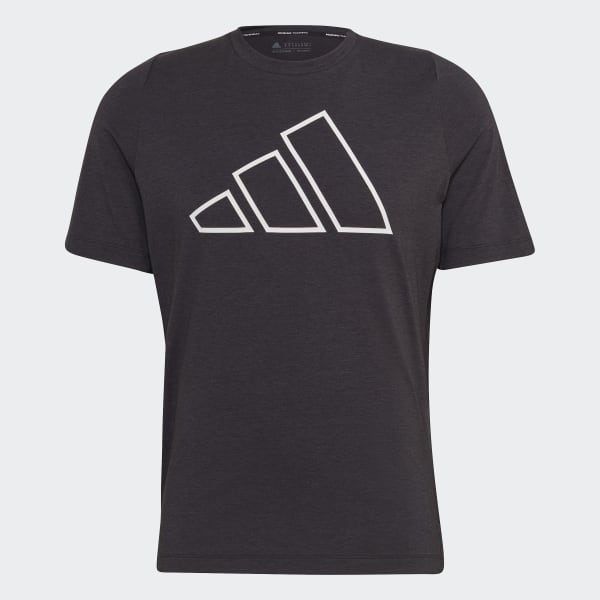 Black Train Icons 3-Bar Training T-Shirt DVX14