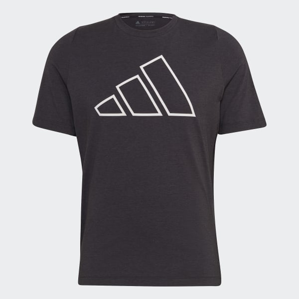 Black Train Icons 3-Bar Training Tee