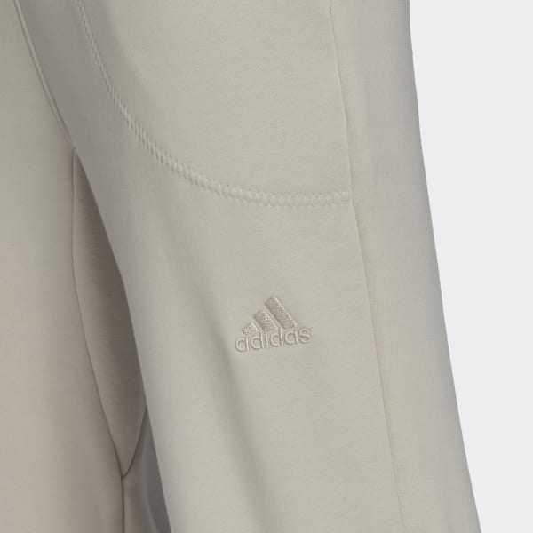 Bezowy Studio Lounge Fleece 7/8 Pants IK580