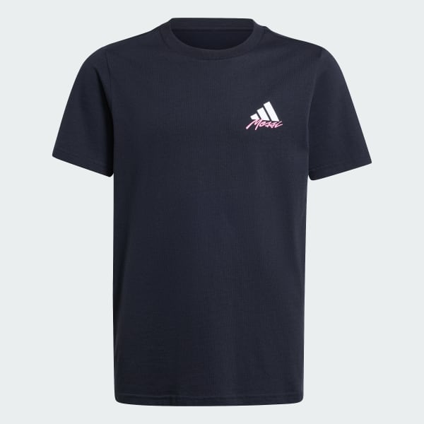 Svart Messi Icon Graphic T-skjorte
