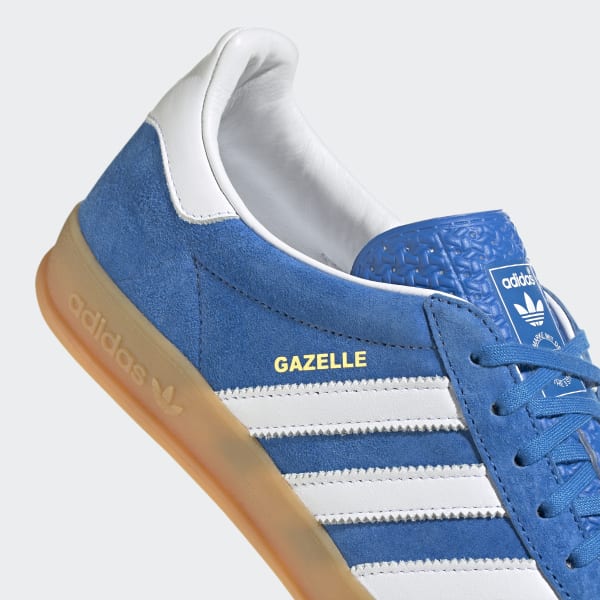adidas Gazelle Indoor Preloved Blue White Gum Men's - HQ9017 - US
