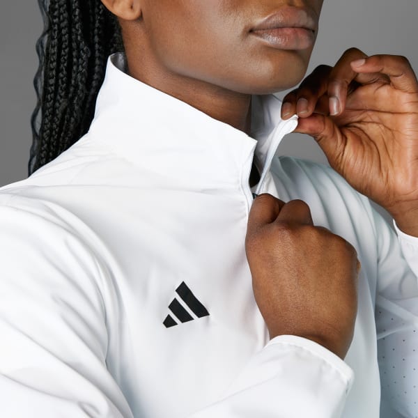 Blanco Chaqueta Adizero Essentials Running