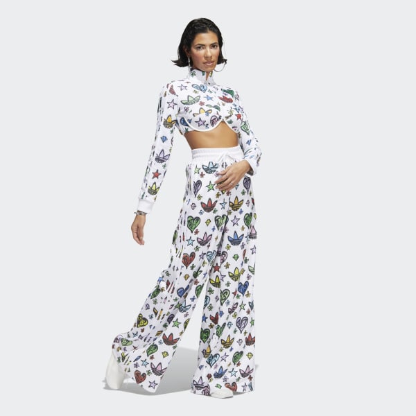 Pantalon de surv tement Jeremy Scott Monogram Wide Leg