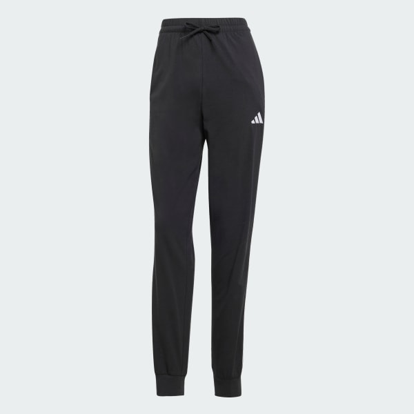 Negro Pantalón de sudadera Essentials 3 Rayas