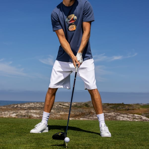 White adidas golf shorts hotsell