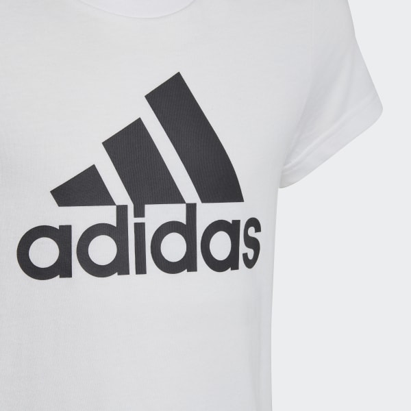 White Essentials Big Logo Cotton T-Shirt