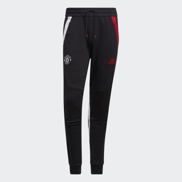 Czerń Manchester United Travel Pants VZ880
