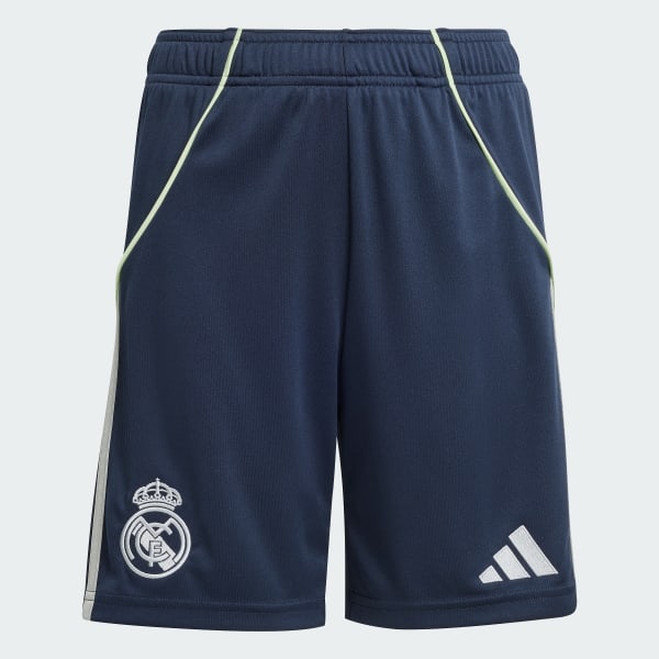 Blue Real Madrid 25/26 Away Shorts Kids
