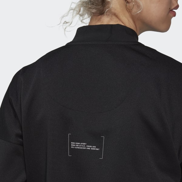 Sort Cropped træningsoverdel XR798