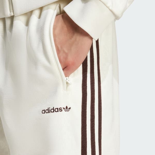 adidas '80s Premium Embossed 3-Stripes Track Pants - White