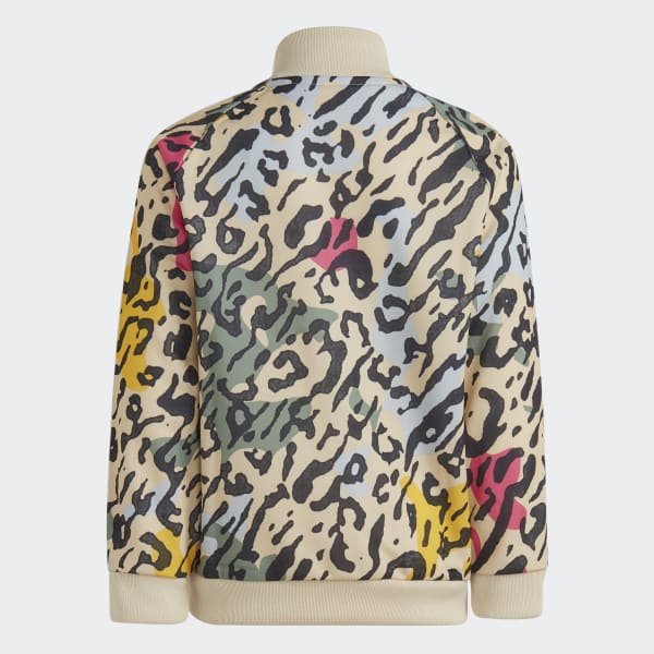 Μπεζ Animal Print SST Set