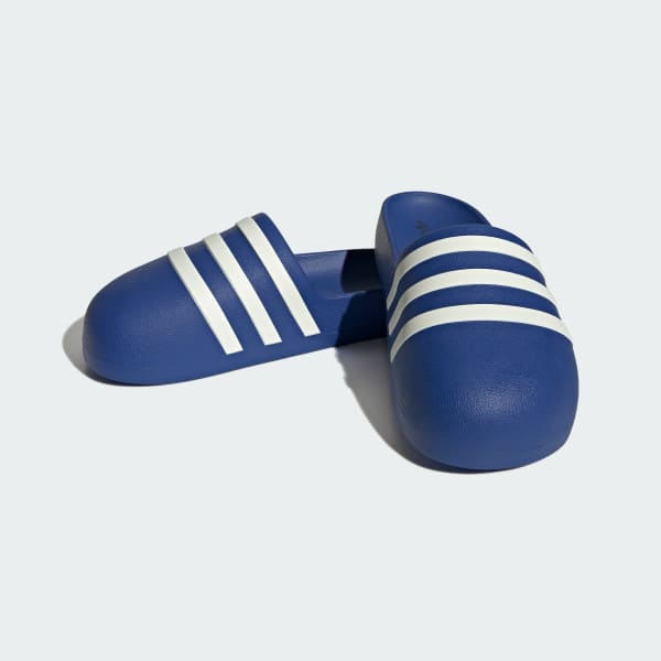 Blue Adifom Adilette Slides