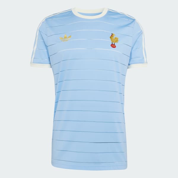 Blu T-shirt Crunch Francia Rugby 120 anni