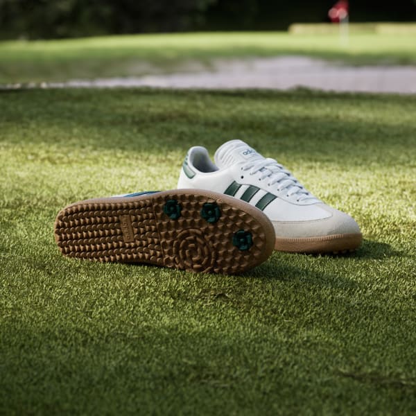 blanc Chaussure de golf sans crampons Samba
