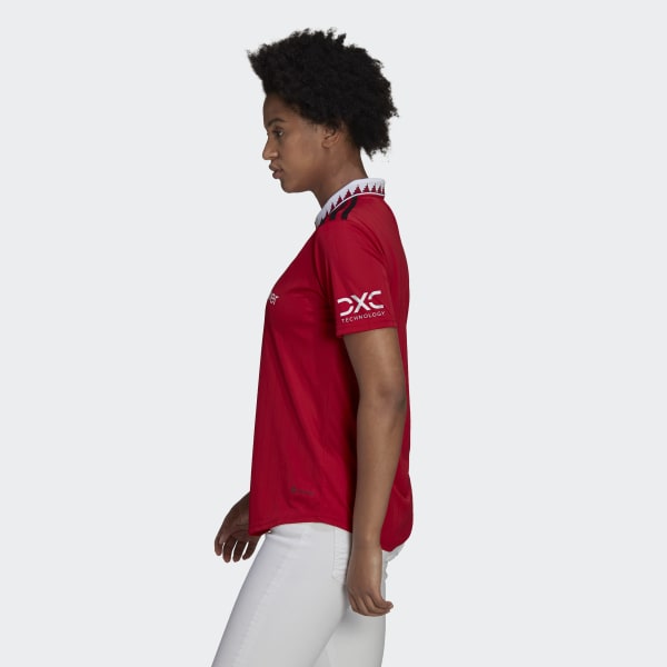 Czerwony Manchester United 22/23 Home Jersey TF934