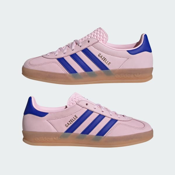 Adidas originals womens gazelle trainer vapour pink / white outlet
