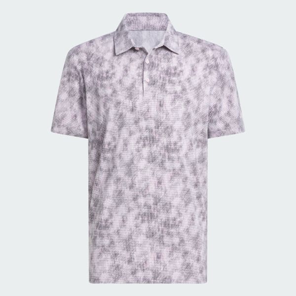 Merah-muda Polo shirt Ultimate365 Bertekstur Print