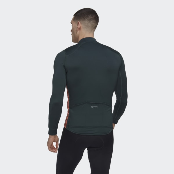 adidas The COLD.RDY Long Sleeve Cycling Jersey Green adidas UK