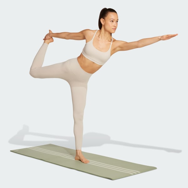 Beige adidas All Me Light Support Bra