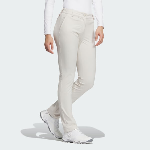 Beige Four-Way Stretch Pants