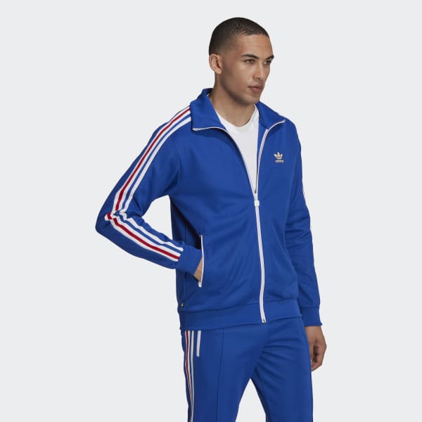 Casaca Beckenbauer - Azul adidas | adidas Peru